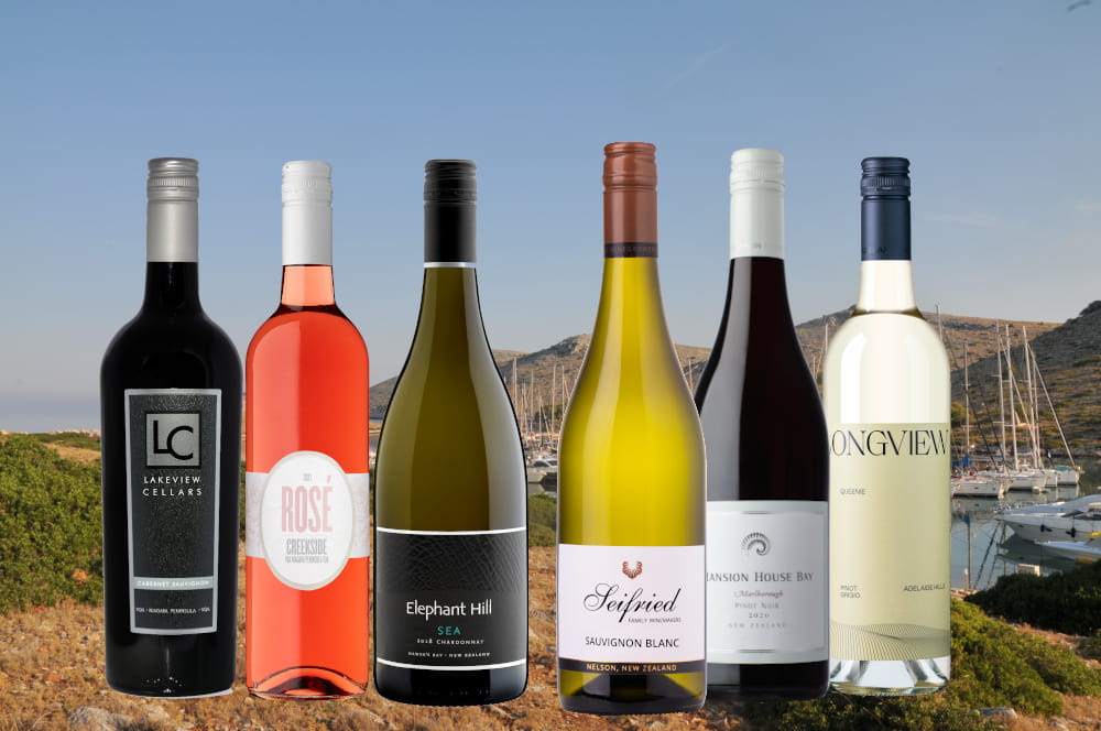 6 wine package for sailors