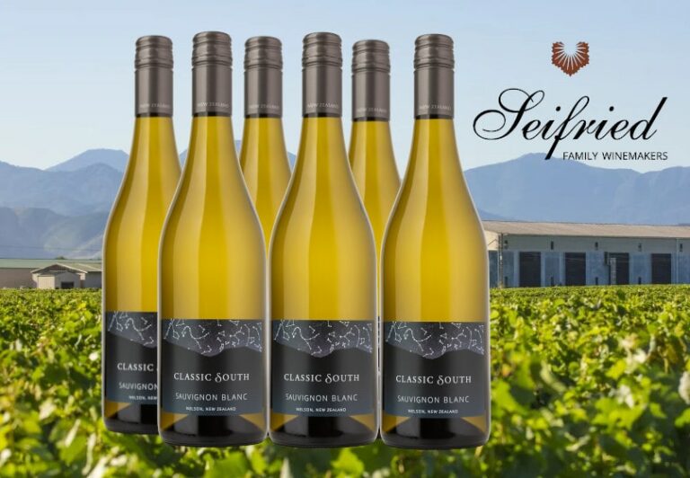 6 Flaschen Weinpaket Seifried Classic South Sauvignon Blanc, Seifried Estate Winery, Nelson, Neuseeland