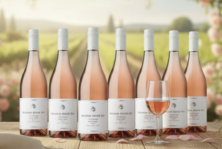 6er Weinpaket 2022 Mansion House Bay Rosé, Marlborough, Neuseeland
